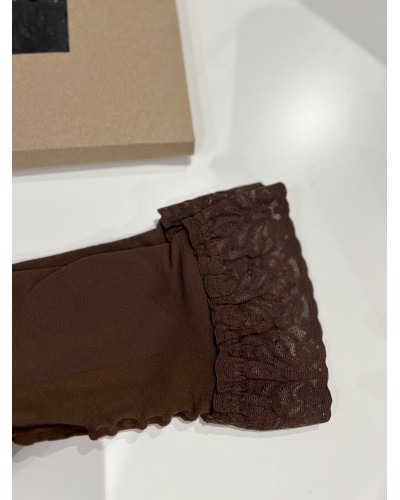 Rajstopy By o la la...! czekoladowe