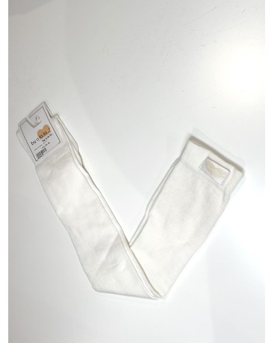 Zakolanówki z serduszkiem By o la la...! śmietanowe