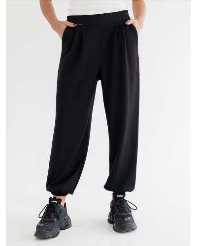 Spodnie materiałowe By o la la...! czarne