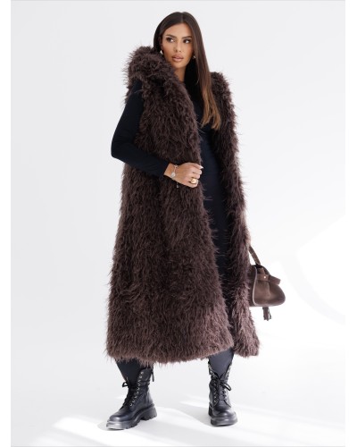 Kamizelka lama z kapturem By o la la...! chocomus