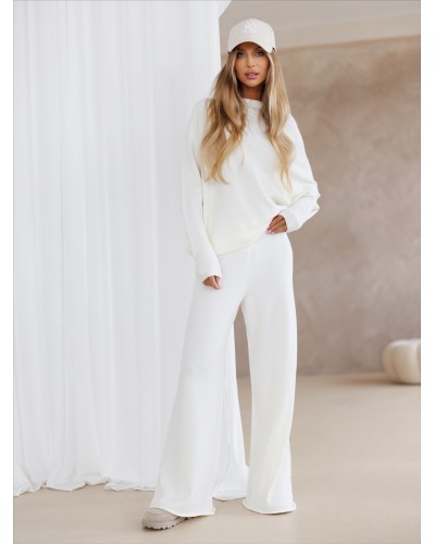 Komplet dzianinowy By o la la...! śmietankowy