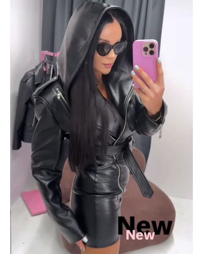 Ramoneska z kapturem La Milla czarna