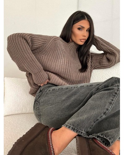 Sweter Cozy mokka