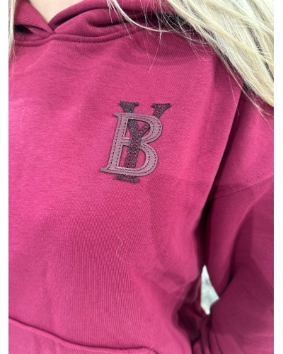 Bluza z kapturem By o la la...! merlot