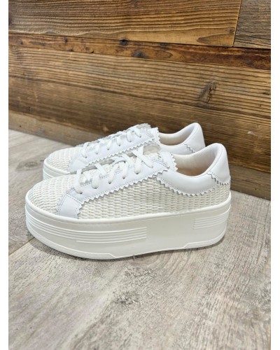 Sneakers rafa By o la la...! biały