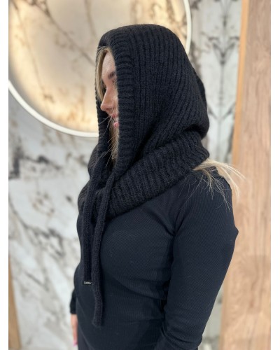 Balaclava moherowa By o la la...! czarny