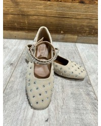 Baleriny cyrkonie By o la la...! beżowe