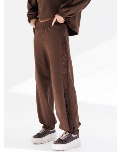 Komplet dresowy z koronkowym lampasem By o la la...! chocomus