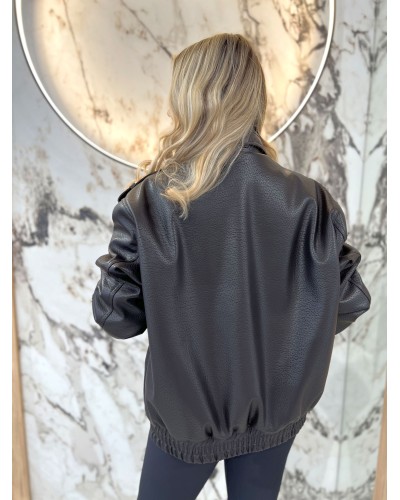 Bomberka skórzana By o la la...! chocomus