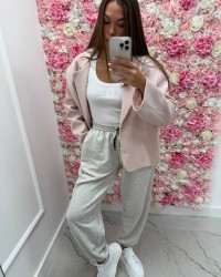 Spodnie dresowe La Milla szare