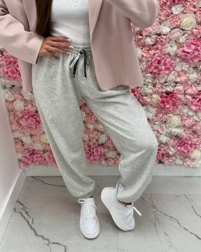 Spodnie dresowe La Milla szare