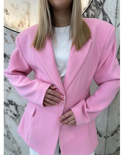 Marynarka taliowana Etna EMO różowa