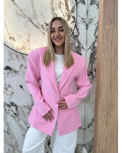 Marynarka taliowana Etna EMO różowa