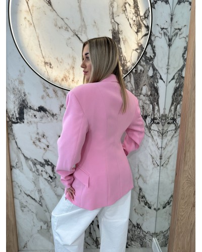 Marynarka taliowana Etna EMO różowa