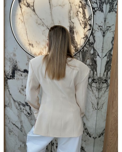 Marynarka taliowana Etna EMO beżowa