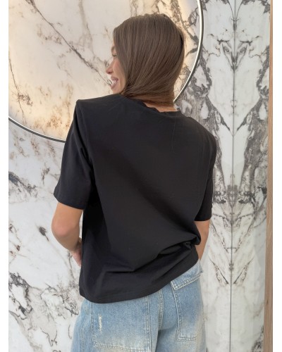 T-shirt No Boyfriend La Milla biały czarny