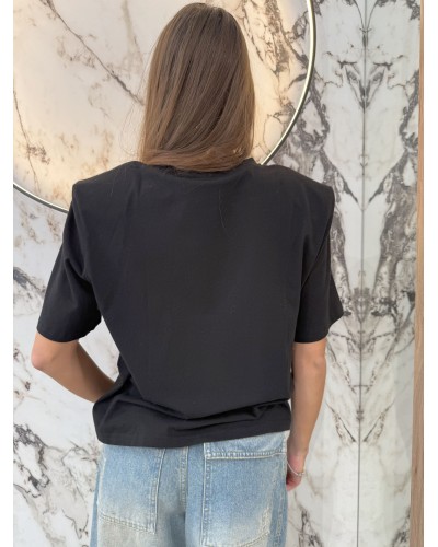 T-shirt No Boyfriend La Milla biały czarny