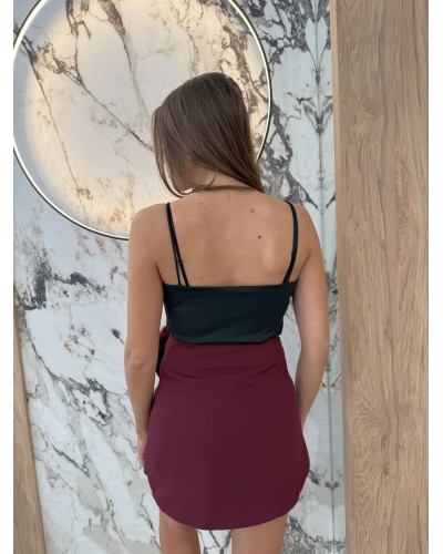 Spódniczko-spodenki róże Belluci burgund