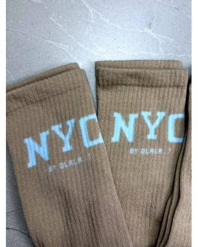 Skarpetki NYC By o la la...! beżowe