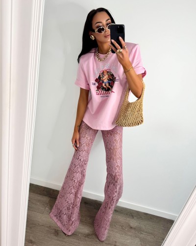 T-shirt Angel różowy