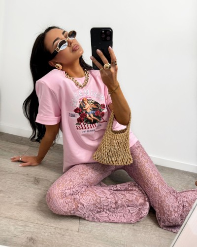 T-shirt Angel różowy