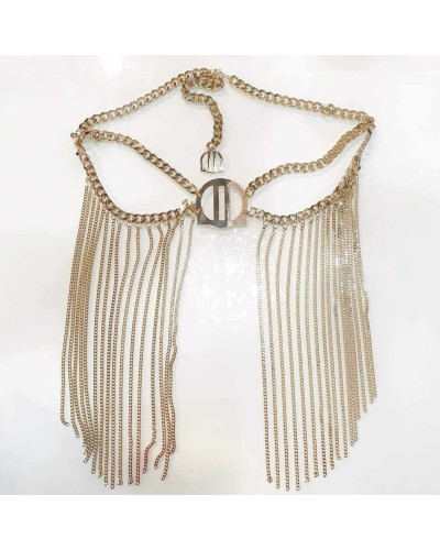 Pasek logo łańcuszki By o la la...! złoty