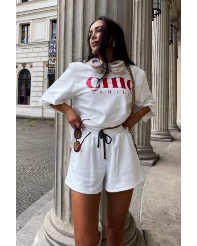 T-shirt CHIC La Milla biały