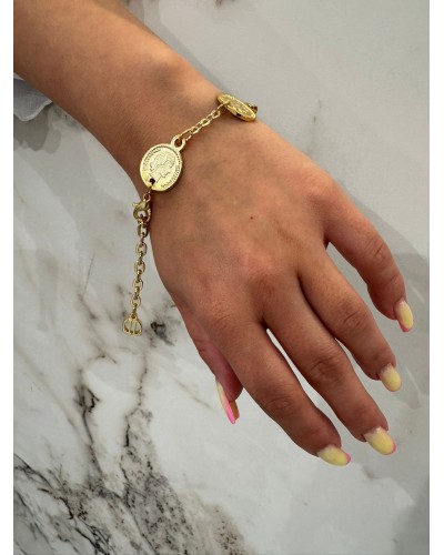 Bransoletka monetka By o la la...! złota