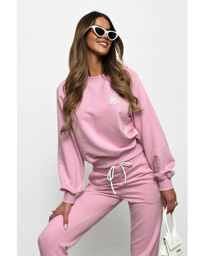 Bluza dresowa Brandenburg Couture różowa