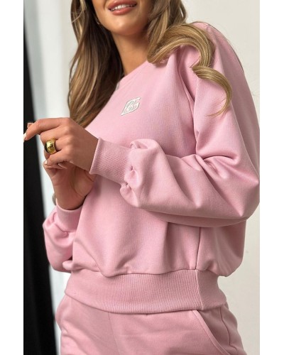 Bluza dresowa Brandenburg Couture różowa