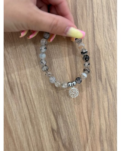 Bransoletka marmurek By o la la...! srebrne drzewo