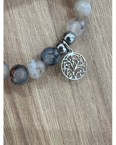 Bransoletka marmurek By o la la...! srebrne drzewo