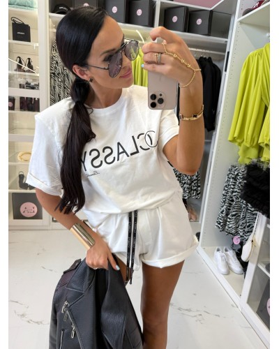 T-shirt CLASSY La Milla biały