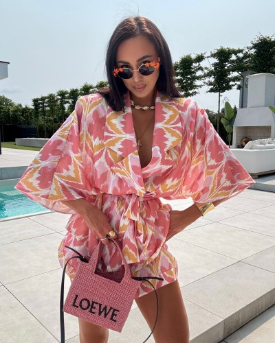 Komplet kimono plus spodenki multicolor La Milla