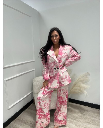 Marynarka w stylu DIOR La Milla różowa