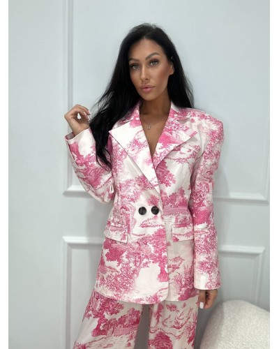 Marynarka w stylu DIOR La Milla różowa