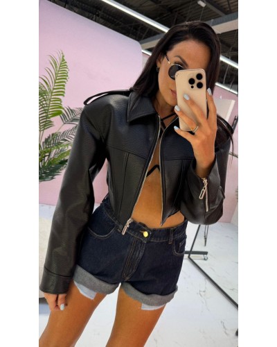 Krótka ramoneska La Milla czarna