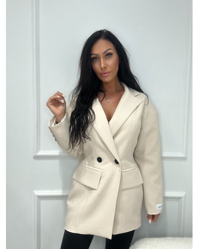 Sukienko-marynarka Millagro beżowa