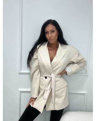 Sukienko-marynarka Millagro beżowa