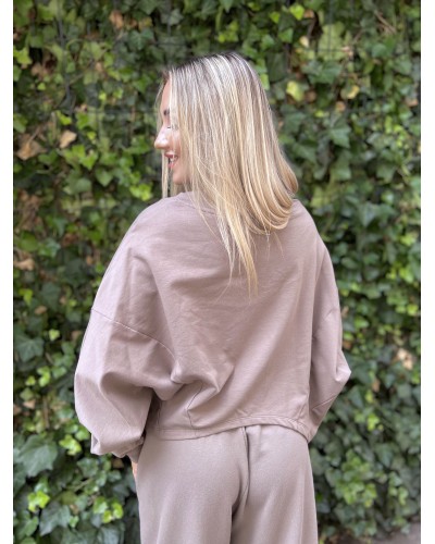 Bluza asymetryczna z różą By o la la...! stone