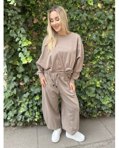 Bluza asymetryczna z różą By o la la...! stone