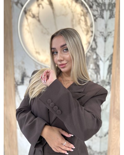 Marynarka materiałowa taliowana By o la la...! chocomus