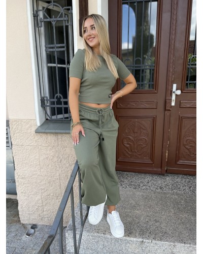 Spodnie fashion By o la la...! matcha