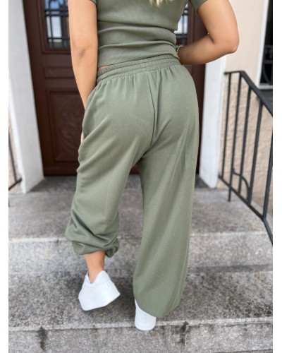 Spodnie fashion By o la la...! matcha