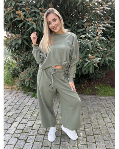 Spodnie fashion By o la la...! matcha