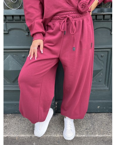 Spodnie fashion By o la la...! merlot