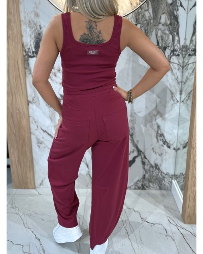 Spodnie dresowe banany By o la la...! merlot