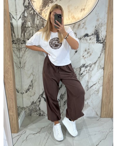 T-Shirt pudełko z okrągłym logo by o la la...! śmietana z chocomus