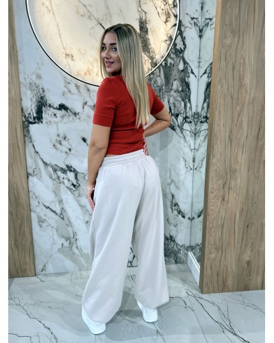 Top krótki serduszko By o la la...! terracotta