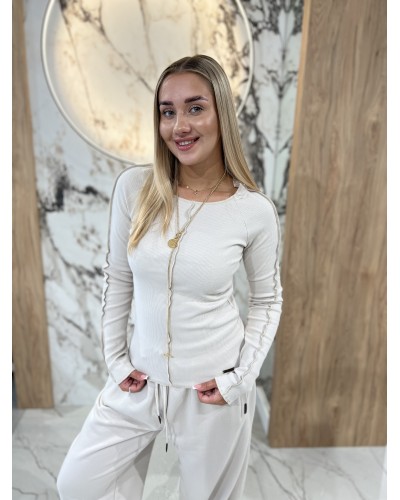 Bluzka fala By o la la...! beżowa